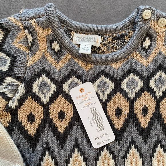 Gymboree metallic thread baby girl tunic dress - Picture 2 of 5